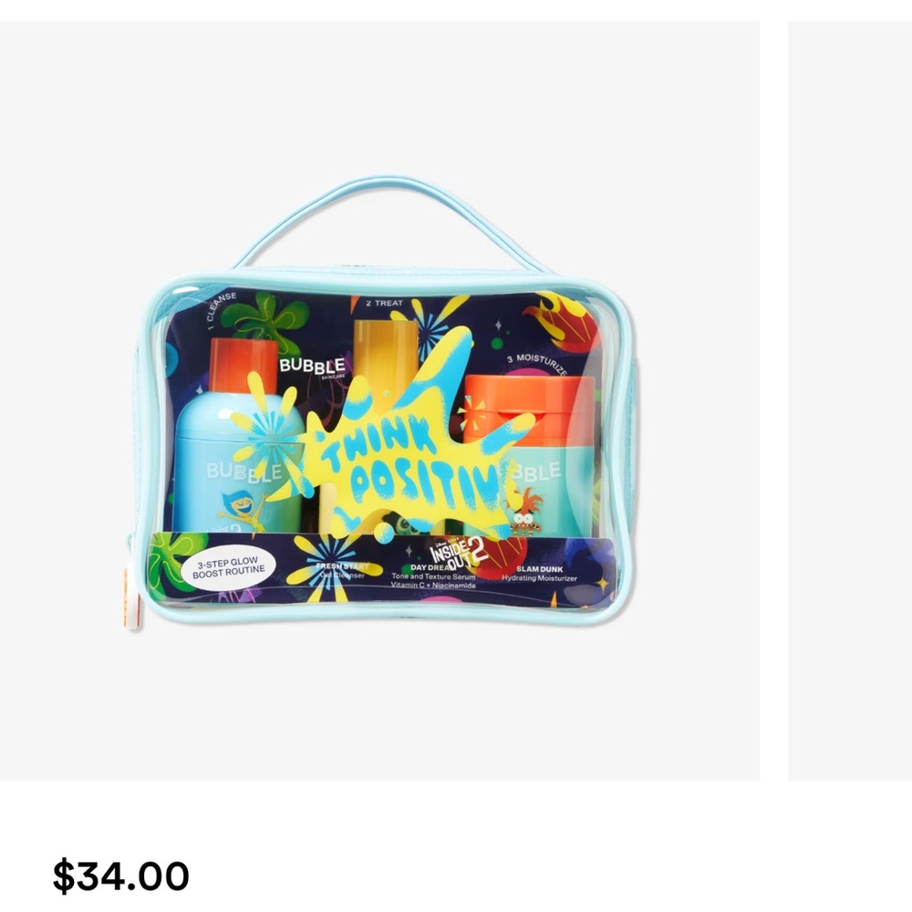 BUBBLE inside out 3 step glow boost routine